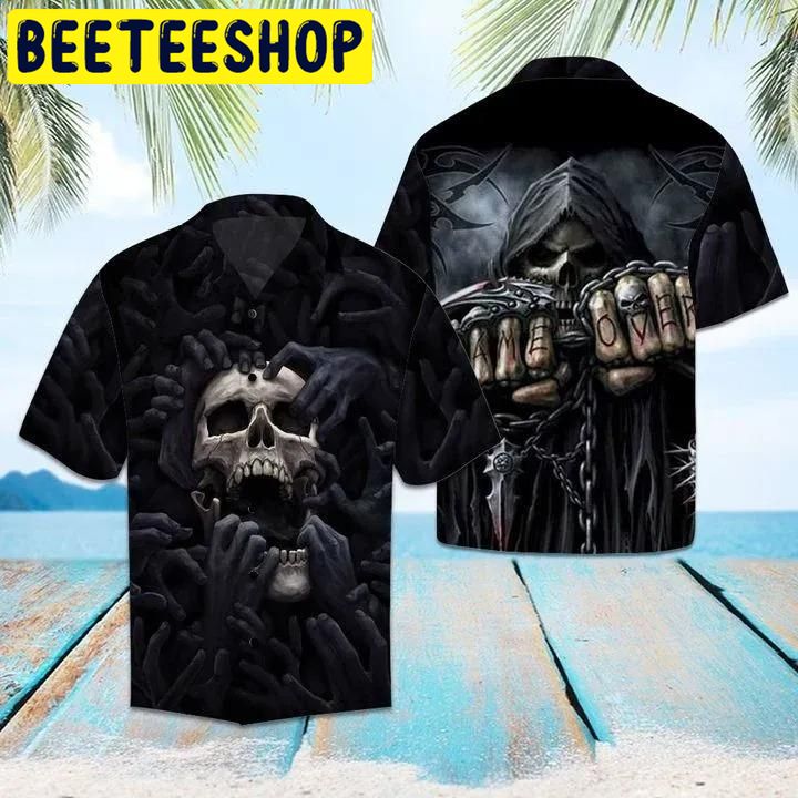 Amazing Skull Hawaiian Shirt 2153 Amazing Skull Hawaiian Shirt 2153