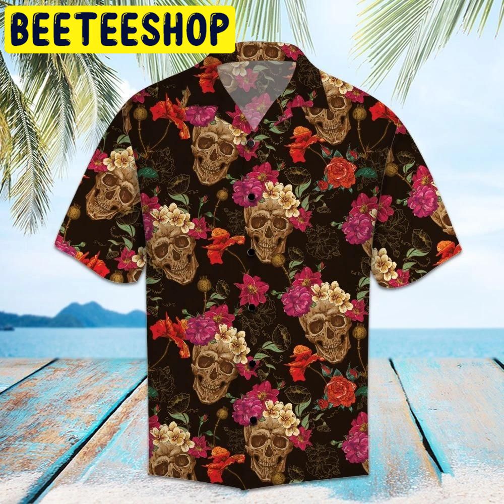Amazing Skull Hawaiian Shirt Amazing Skull Hawaiian Shirt