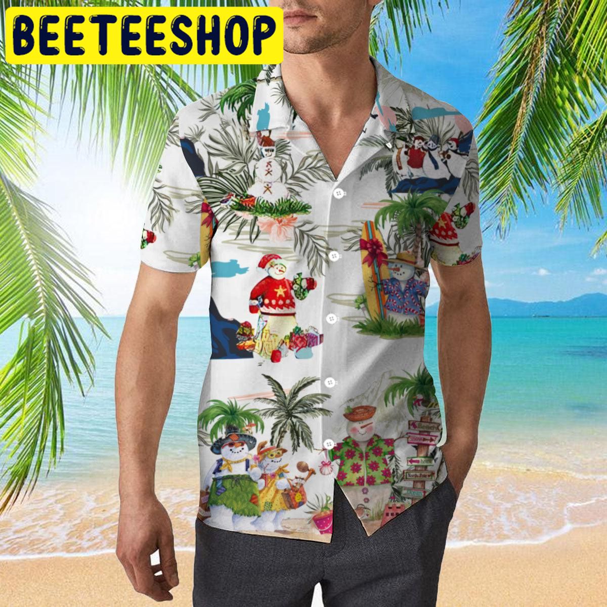Amazing Snowman Hawaiian Shirt Amazing Snowman Hawaiian Shirt
