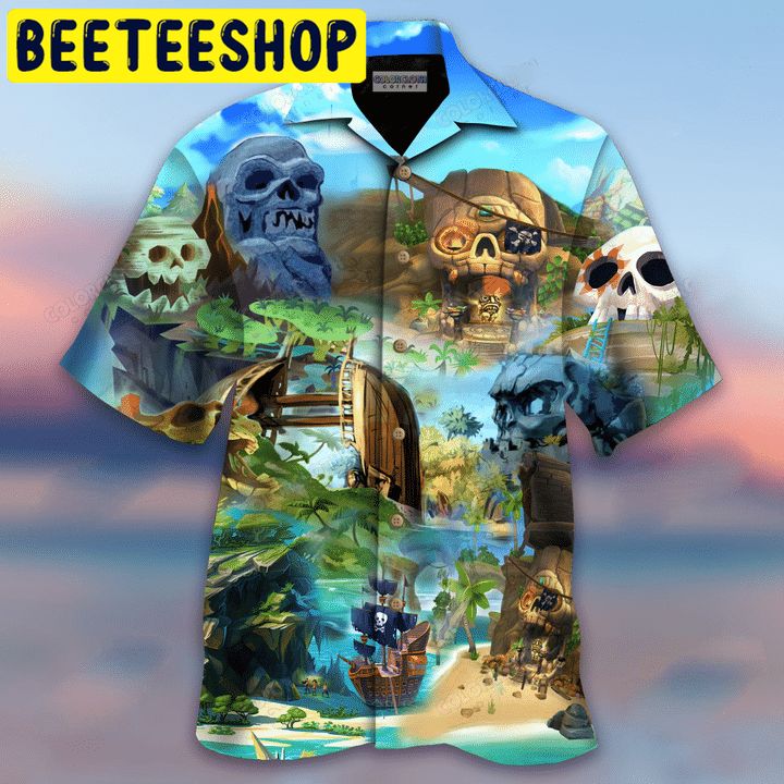 Amazing The Pirates Skull Island Hawaiian Shirt Amazing The Pirates Skull Island Hawaiian Shirt