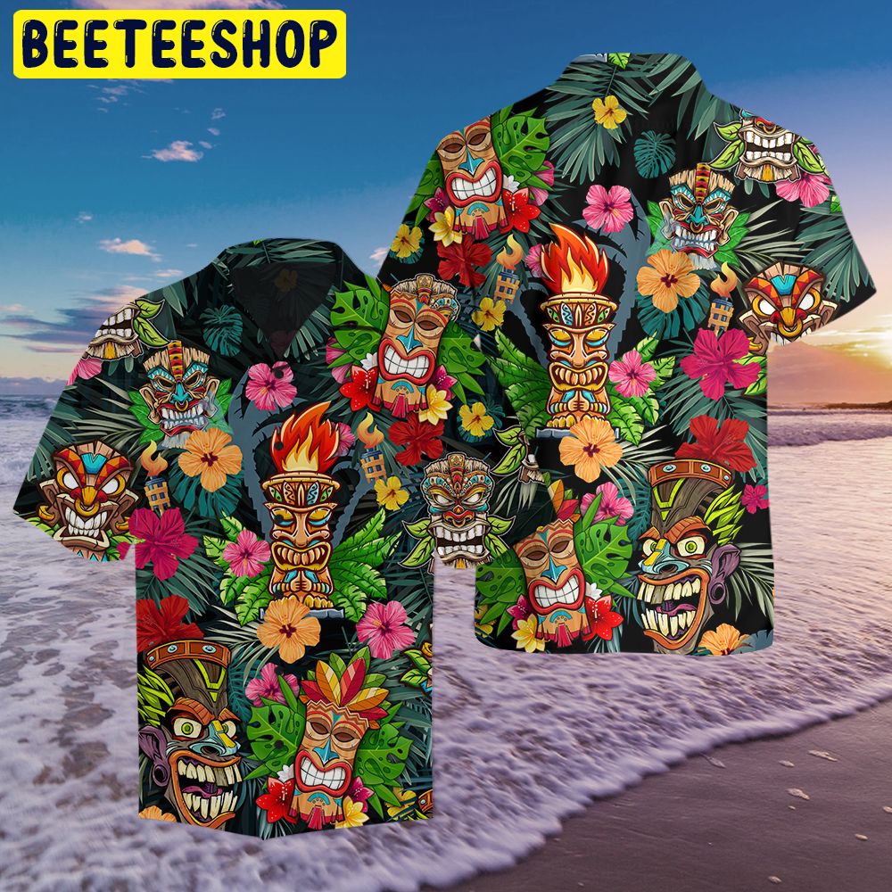 Amazing Tiki Tropical Trending Hawaiian Shirt Amazing Tiki Tropical Trending Hawaiian Shirt