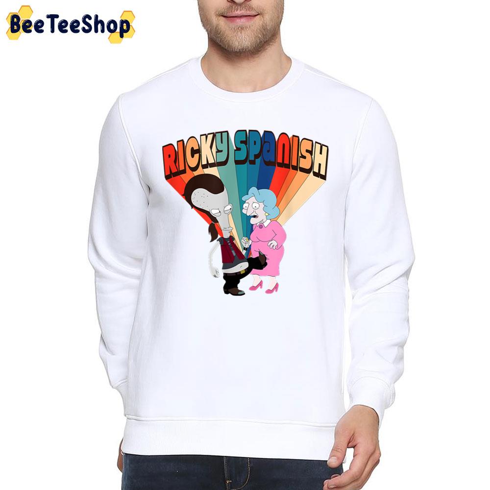 American Dad Ricky Spanish Kicking Old Lady Trending Unisex T-Shirt American Dad Ricky Spanish Kicking Old Lady Trending Unisex T-Shirt