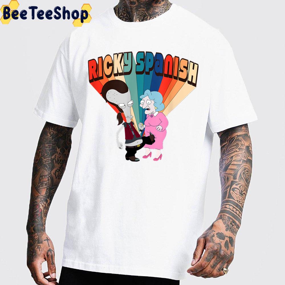 American Dad Ricky Spanish Kicking Old Lady Trending Unisex T-Shirt American Dad Ricky Spanish Kicking Old Lady Trending Unisex T-Shirt