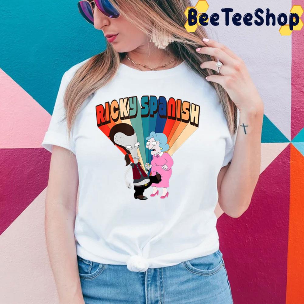American Dad Ricky Spanish Kicking Old Lady Trending Unisex T-Shirt American Dad Ricky Spanish Kicking Old Lady Trending Unisex T-Shirt