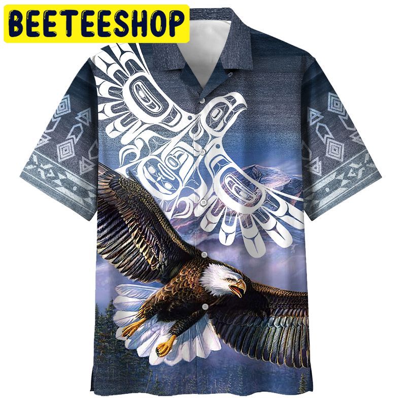 American Eagle Hawaiian Shirt American Eagle Hawaiian Shirt
