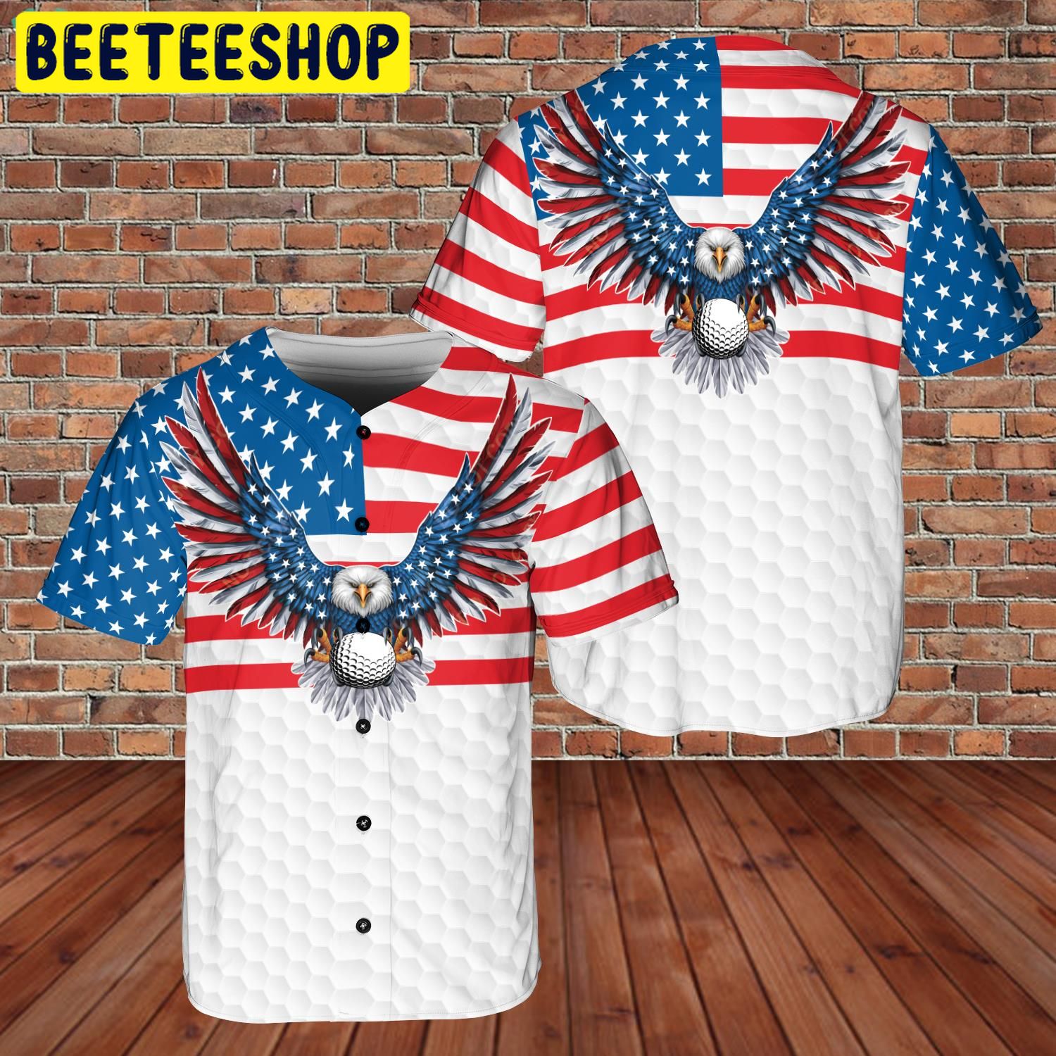 American Eagle Patriot Golf US Flag Trending Jersey Baseball American Eagle Patriot Golf US Flag Trending Jersey Baseball