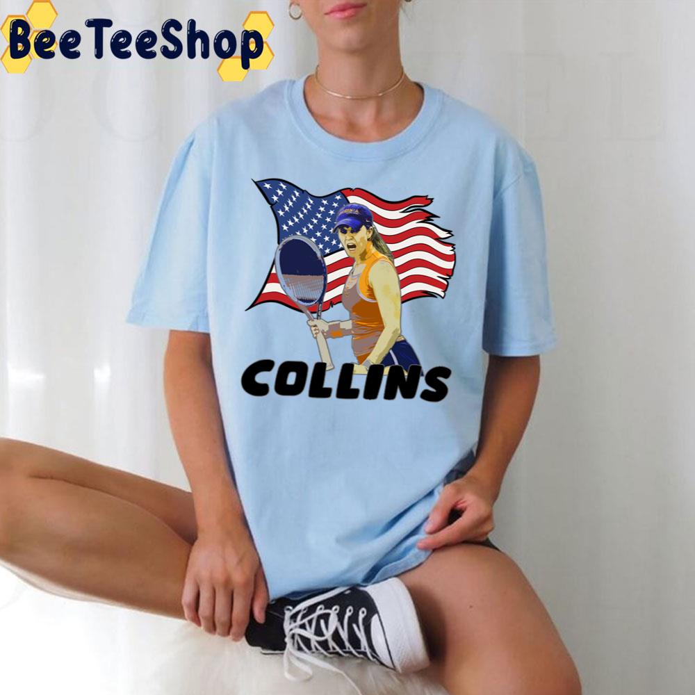 American Flag Danielle Collins Tennis Trending Unisex T-Shirt American Flag Danielle Collins Tennis Trending Unisex T-Shirt