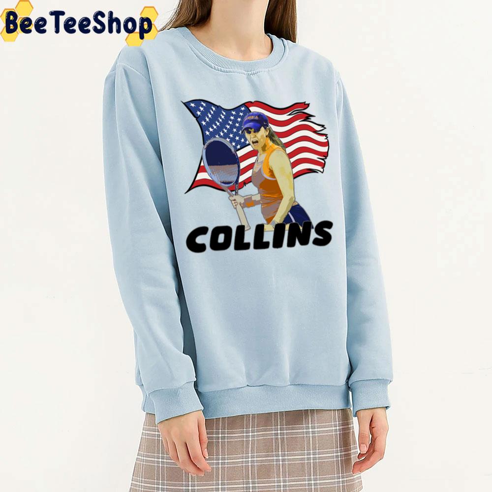 American Flag Danielle Collins Tennis Trending Unisex T-Shirt American Flag Danielle Collins Tennis Trending Unisex T-Shirt