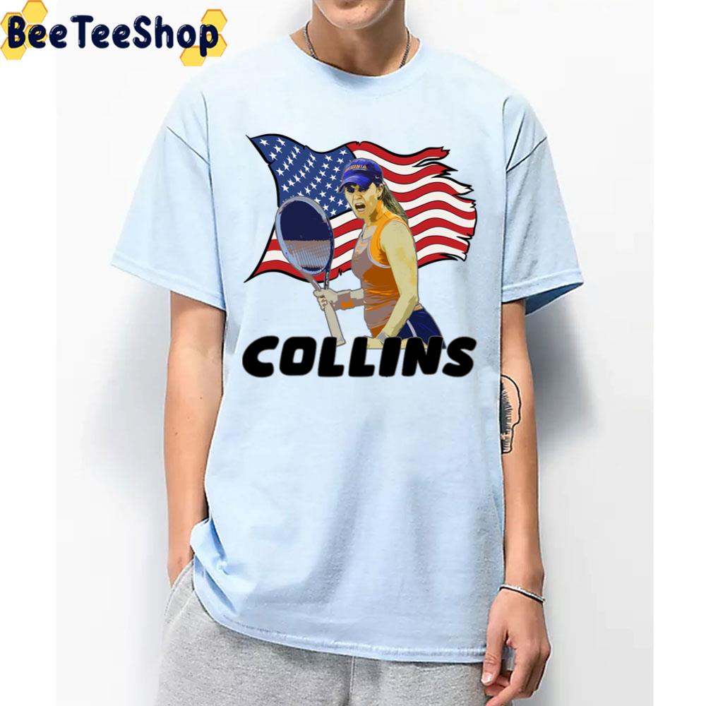 American Flag Danielle Collins Tennis Trending Unisex T-Shirt American Flag Danielle Collins Tennis Trending Unisex T-Shirt