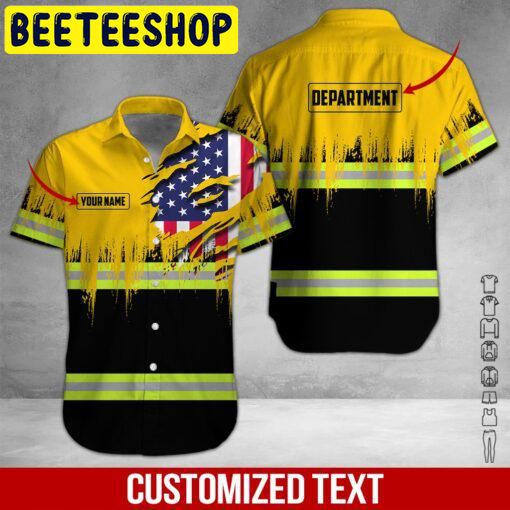 American Flag Heavy Equipment Workwear Custom Name Hawaiian Shirt 9423 American Flag Heavy Equipment Workwear Custom Name Hawaiian Shirt 9423