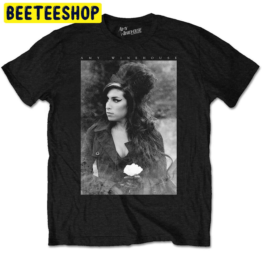 Amy Winehouse Flower Portrait Rock Trending Unisex Shirt Amy Winehouse Flower Portrait Rock Trending Unisex Shirt