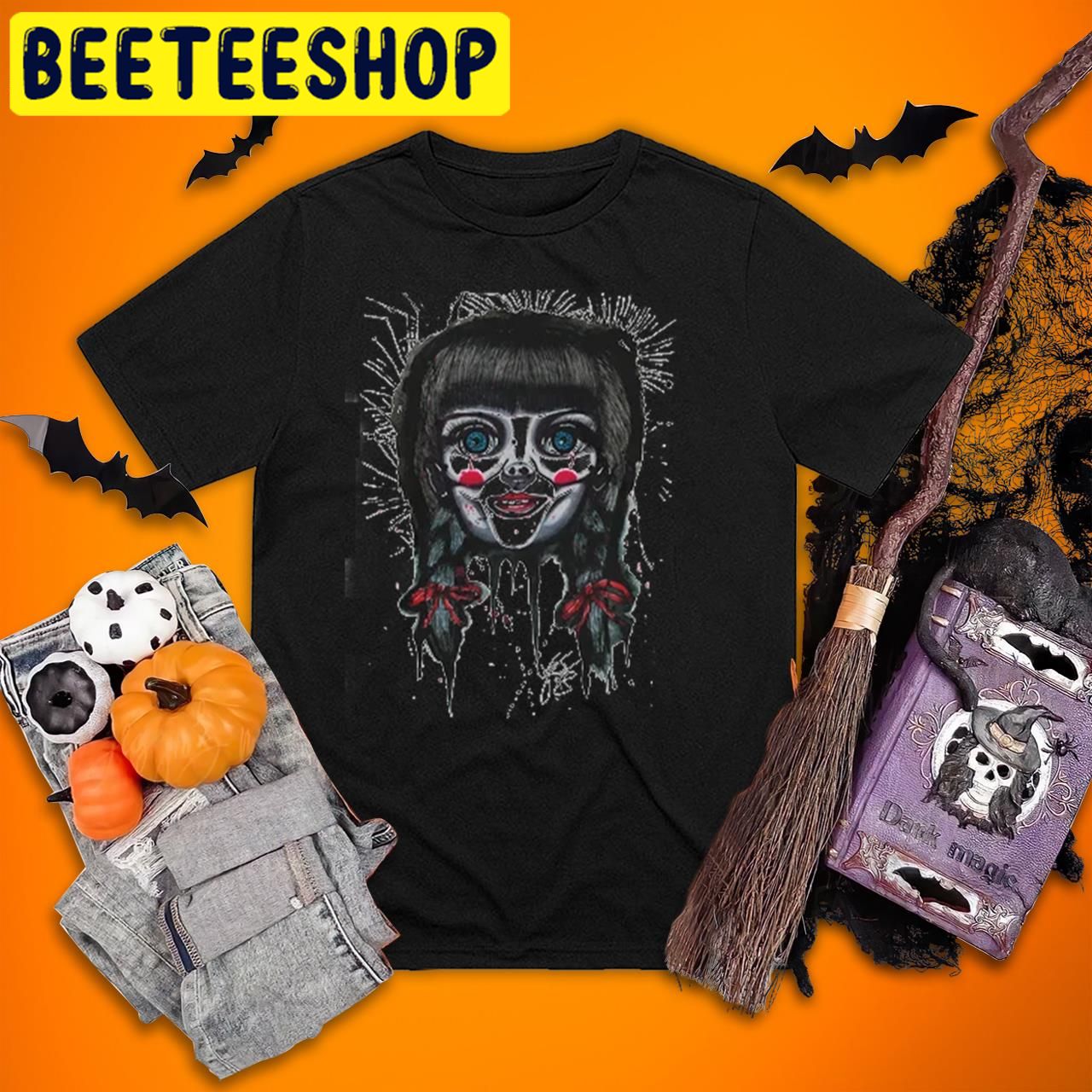 Annabelle DollThe Conjuring Halloween Trending Unisex T-Shirt Annabelle DollThe Conjuring Halloween Trending Unisex T-Shirt