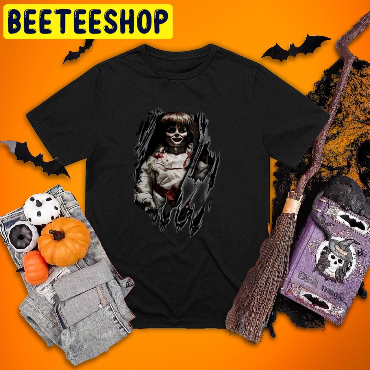 Annabelle Inside Me Halloween Trending Unisex T-Shirt Annabelle Inside Me Halloween Trending Unisex T-Shirt