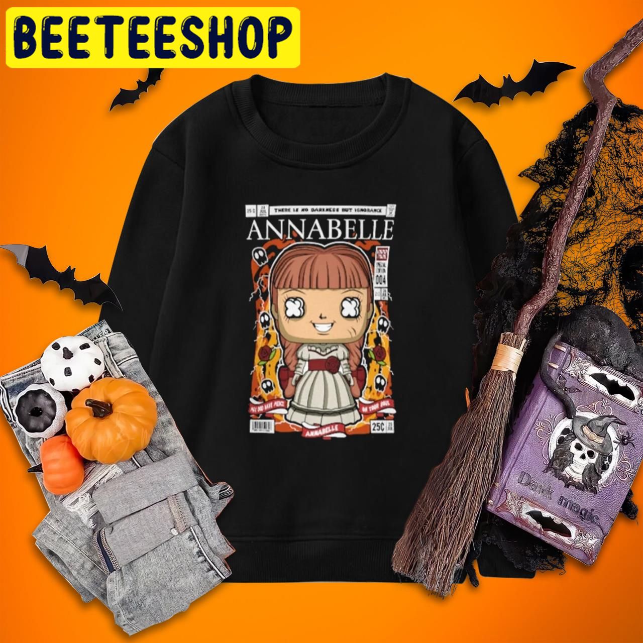 Annabelle There Is No Darkness But Ignorance Halloween Trending Unisex T-Shirt Annabelle There Is No Darkness But Ignorance Halloween Trending Unisex T-Shirt