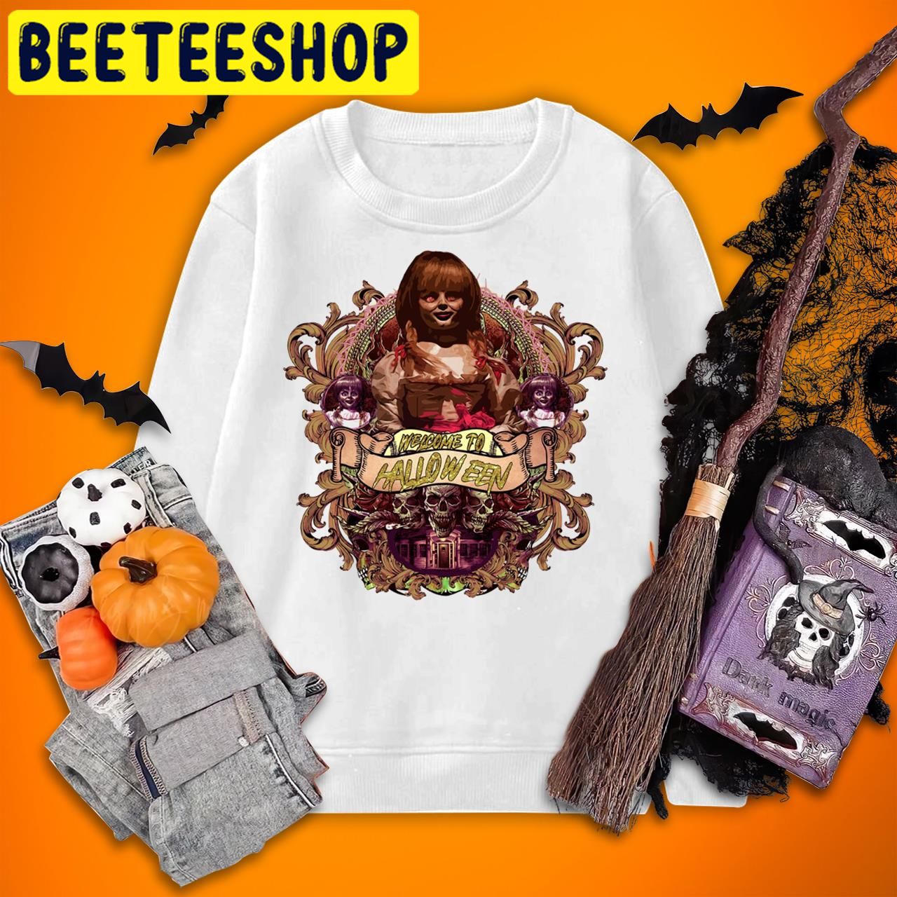 AnnabelleHorror Movie With Annabelle Halloween Trending Unisex T-Shirt AnnabelleHorror Movie With Annabelle Halloween Trending Unisex T-Shirt