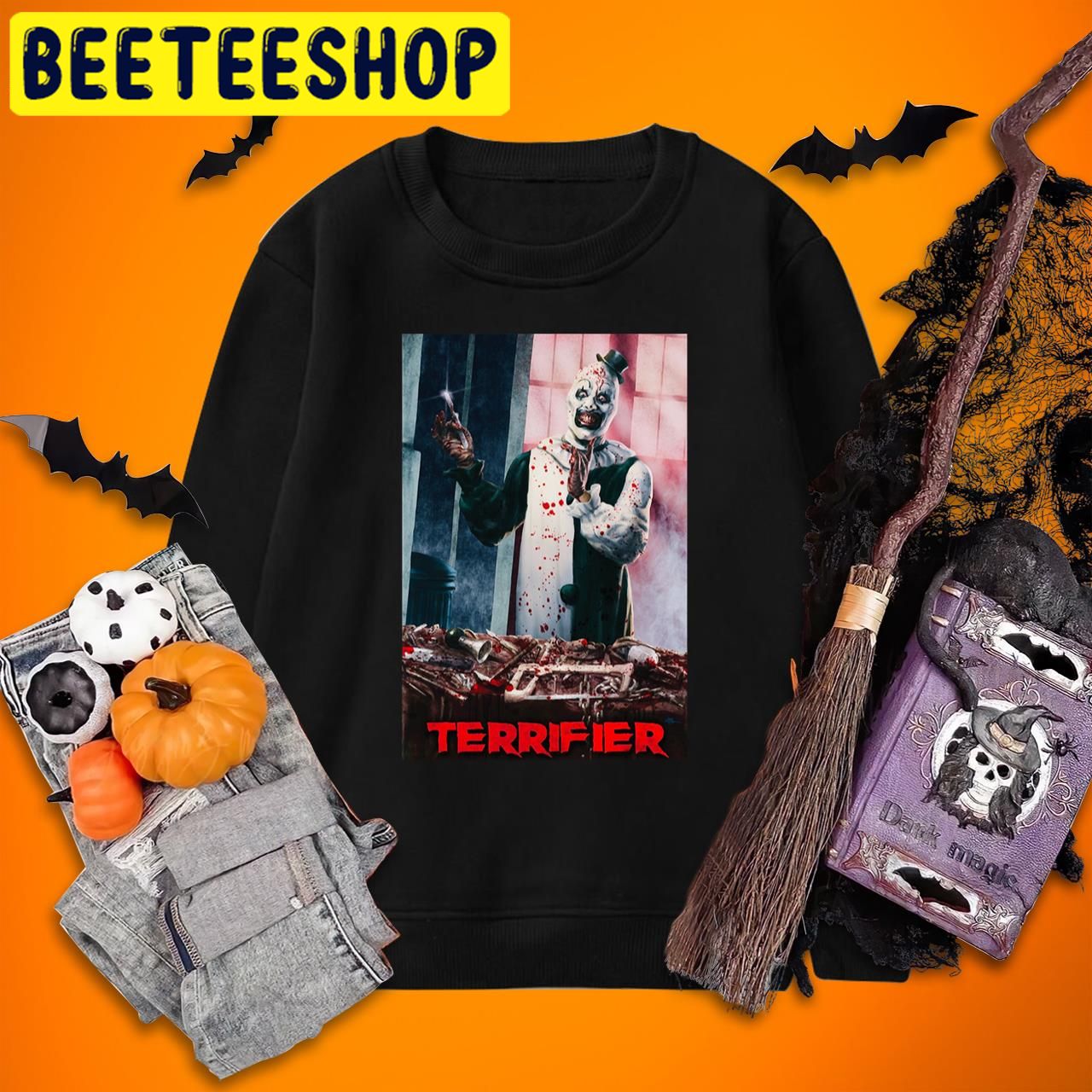 Anniversaire Terrifier Horror Movie Art Idol For You Halloween Trending Unisex T-Shirt Anniversaire Terrifier Horror Movie Art Idol For You Halloween Trending Unisex T-Shirt