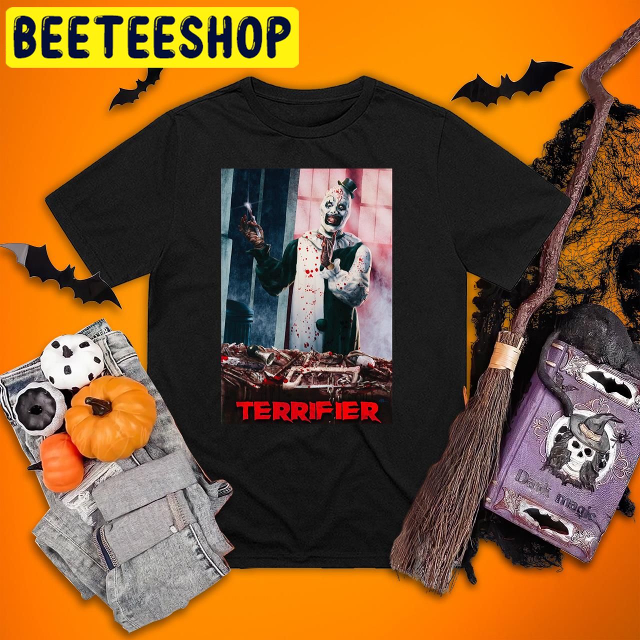 Anniversaire Terrifier Horror Movie Art Idol For You Halloween Trending Unisex T-Shirt Anniversaire Terrifier Horror Movie Art Idol For You Halloween Trending Unisex T-Shirt