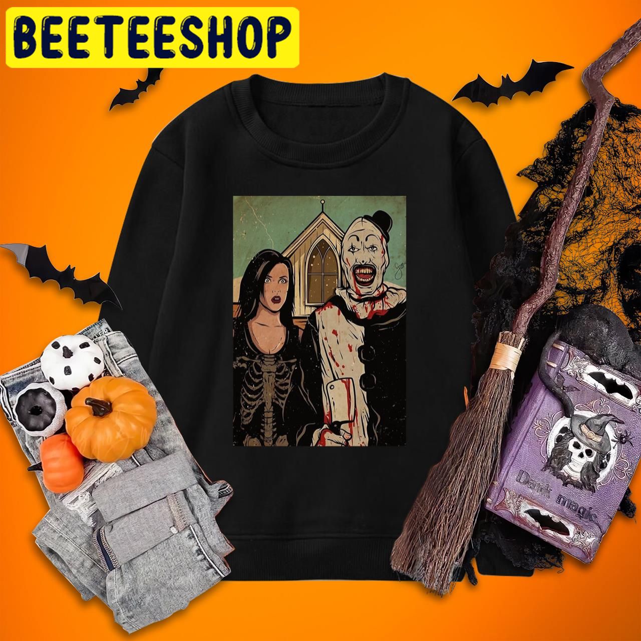 Anniversary Terrifier Horror Movie Art Retro Halloween Trending Unisex T-Shirt Anniversary Terrifier Horror Movie Art Retro Halloween Trending Unisex T-Shirt