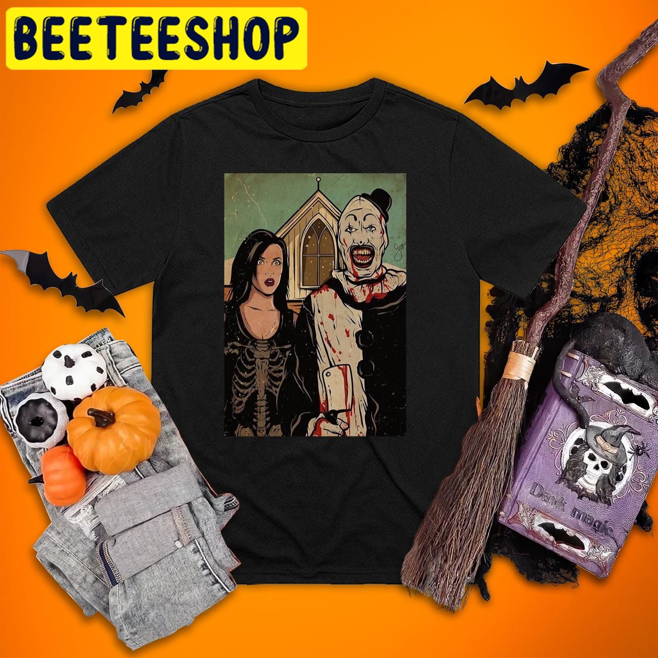 Anniversary Terrifier Horror Movie Art Retro Halloween Trending Unisex T-Shirt Anniversary Terrifier Horror Movie Art Retro Halloween Trending Unisex T-Shirt