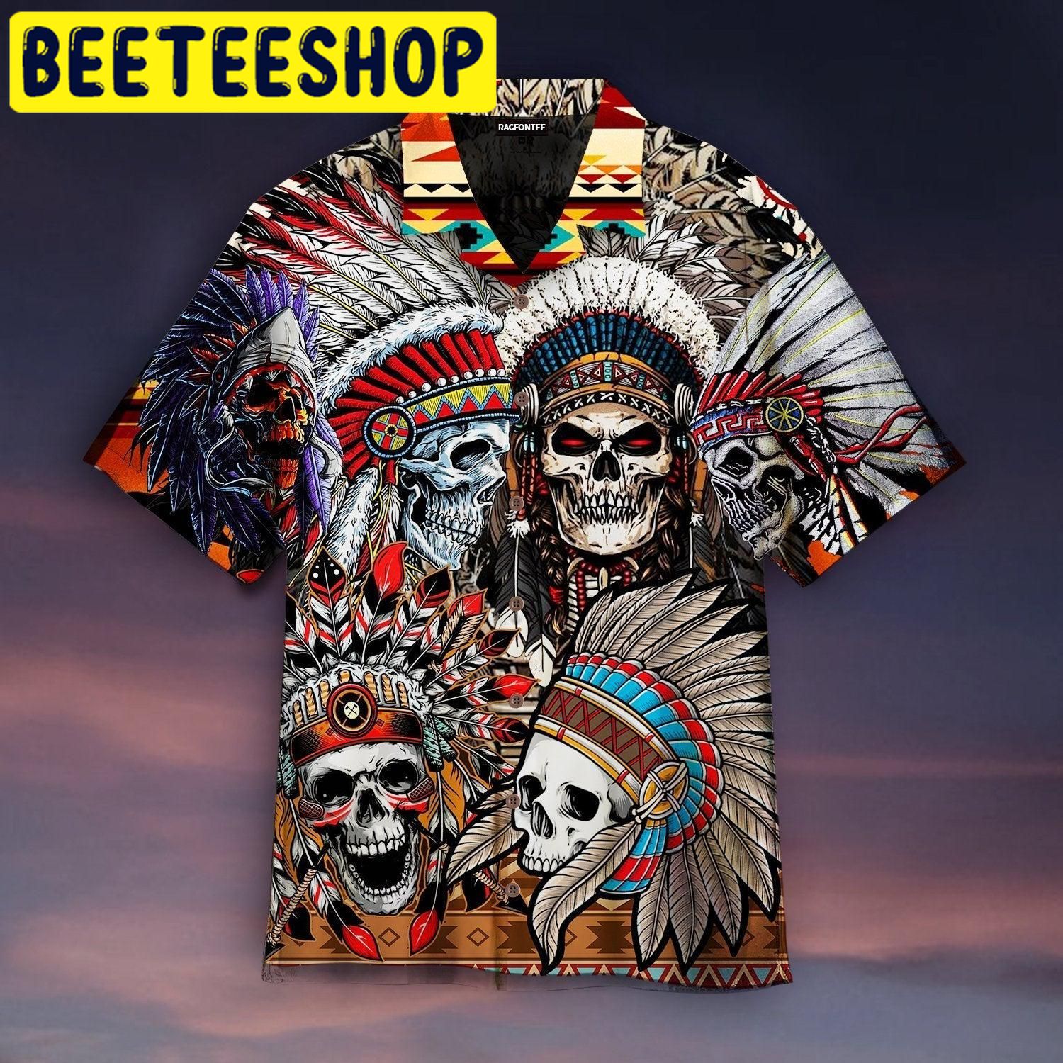 Apache Skull Be Strong When You Are Weak Hawaiian Shirt Apache Skull Be Strong When You Are Weak Hawaiian Shirt