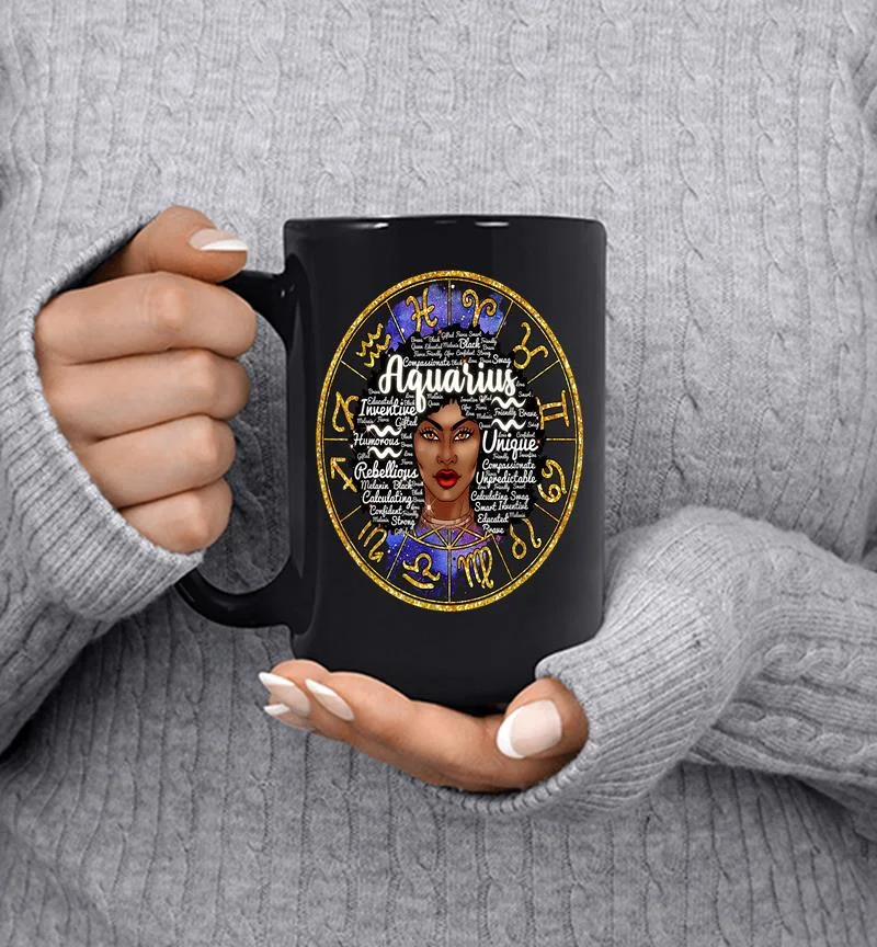 Aquarius Zodiac Women Girl Birthday Women January February Mug Aquarius Zodiac Women Girl Birthday Women January February Mug