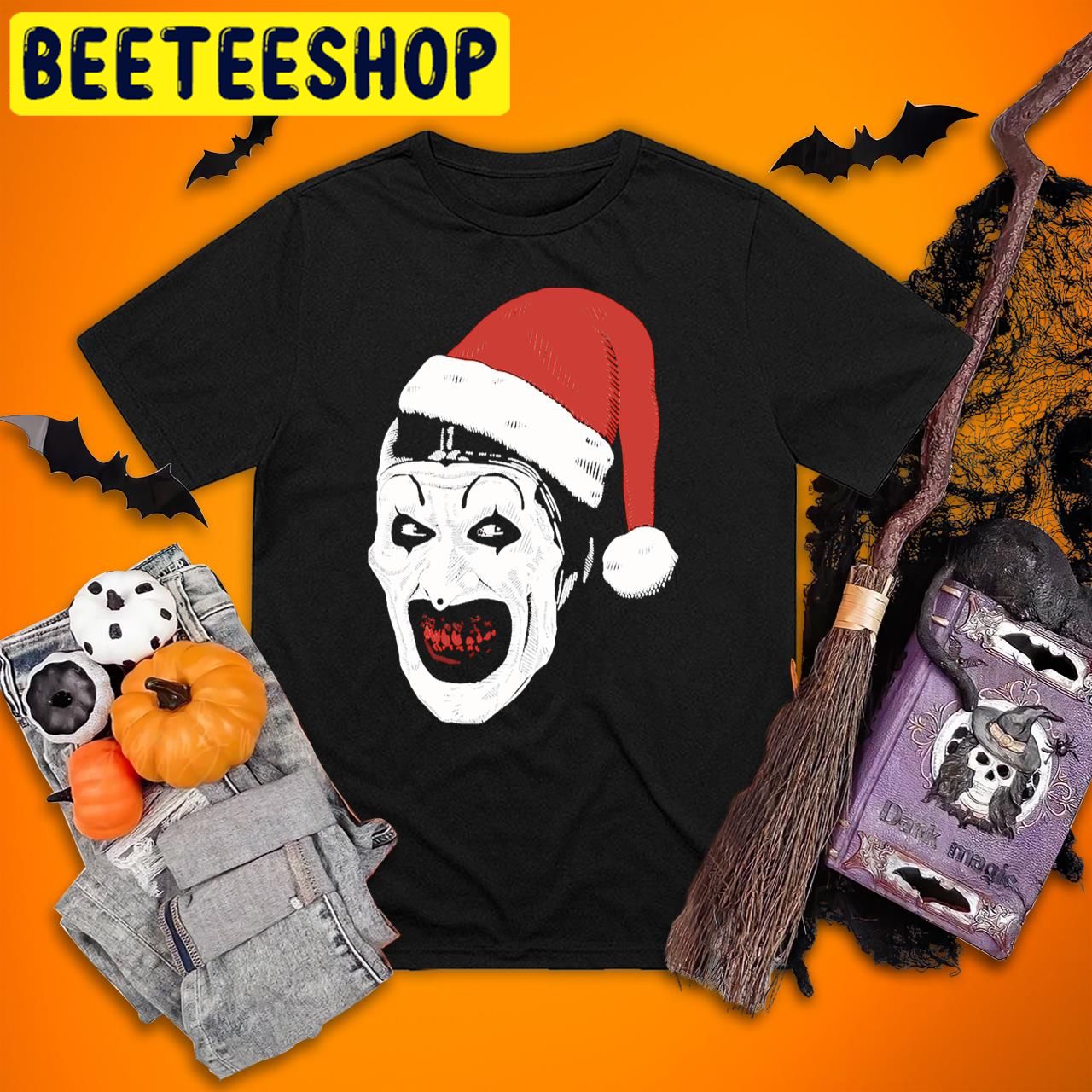 Art Christmas Funny Terrifier Fans Halloween Trending Unisex T-Shirt Art Christmas Funny Terrifier Fans Halloween Trending Unisex T-Shirt