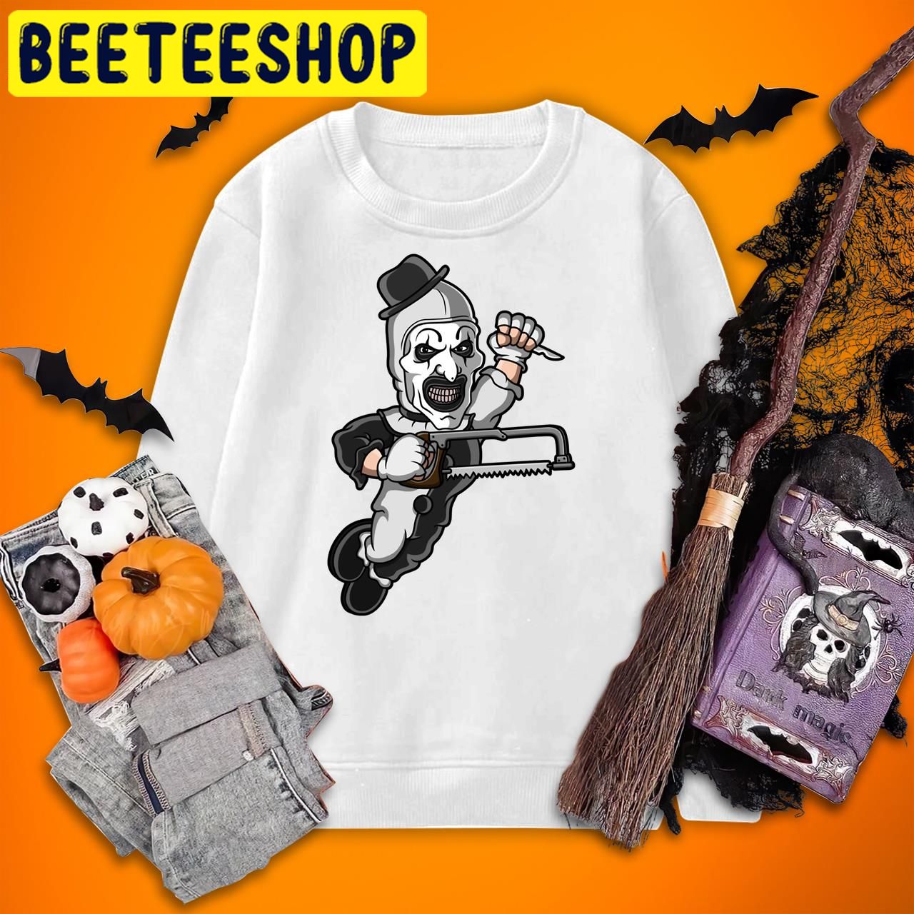 Art Graphic Terrifier Halloween Trending Unisex T-Shirt Art Graphic Terrifier Halloween Trending Unisex T-Shirt