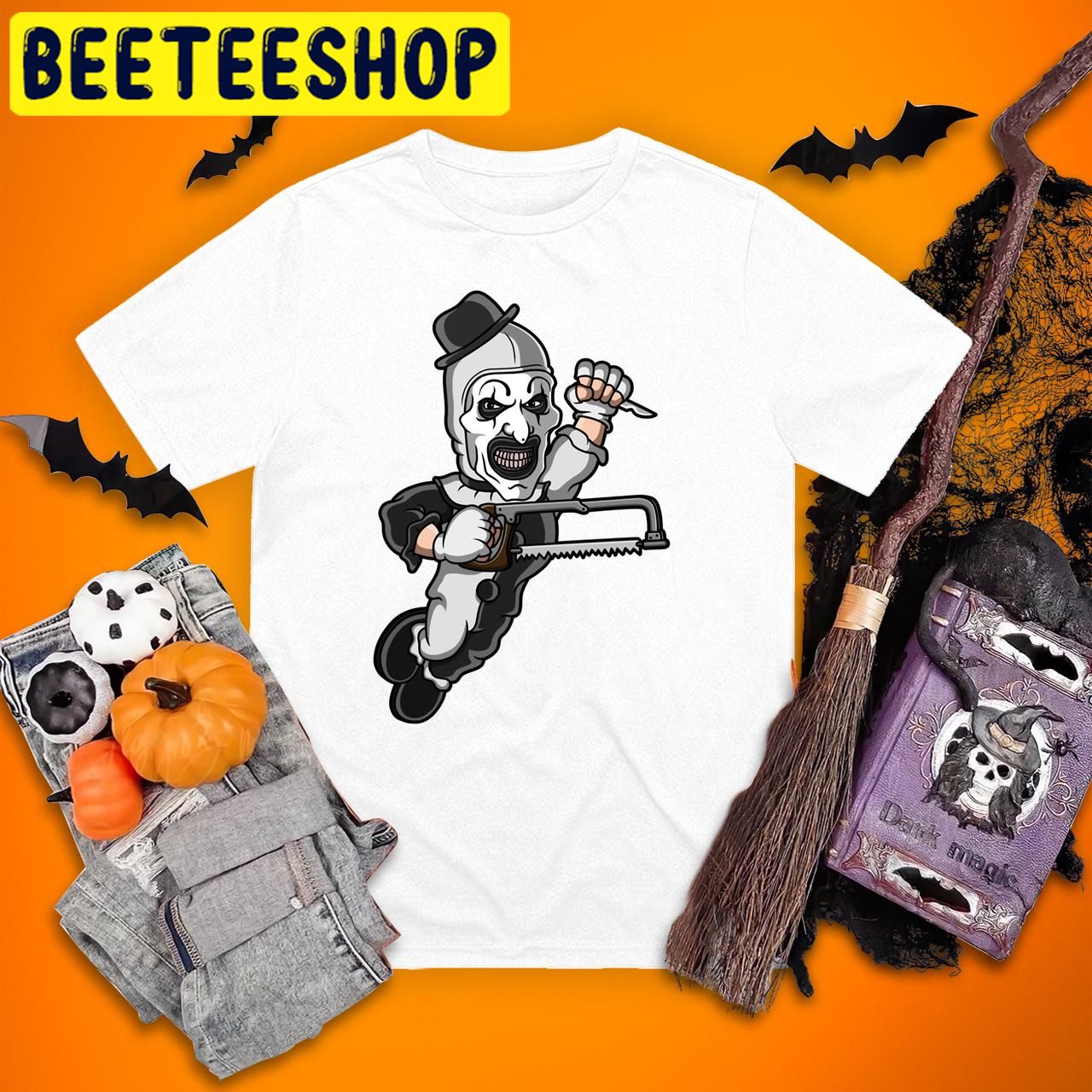Art Graphic Terrifier Halloween Trending Unisex T-Shirt Art Graphic Terrifier Halloween Trending Unisex T-Shirt