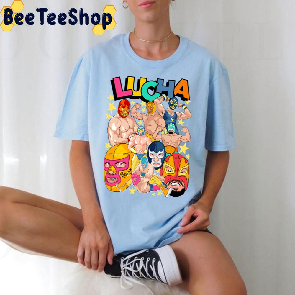 Art Mucha Lucha Trending Unisex T-Shirt Art Mucha Lucha Trending Unisex T-Shirt