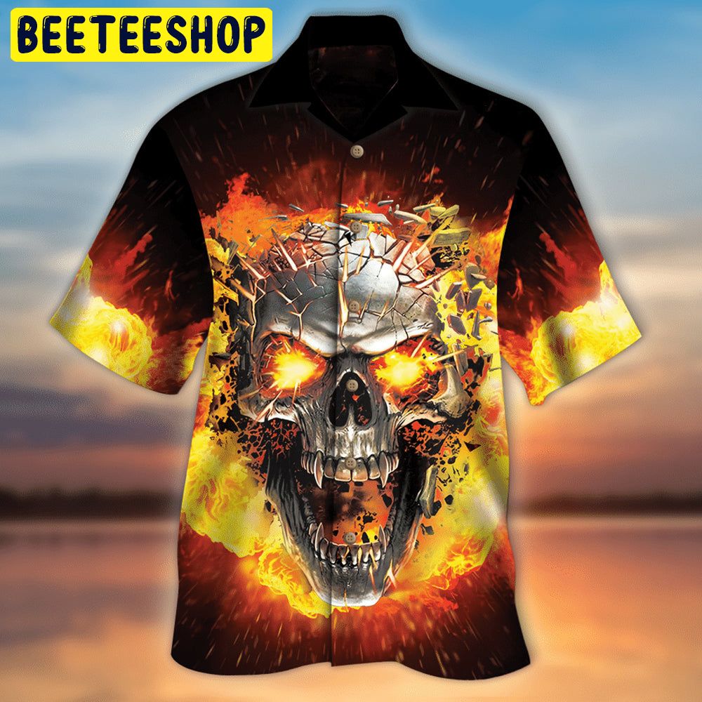 Art Skull Trending Hawaiian Shirt Art Skull Trending Hawaiian Shirt