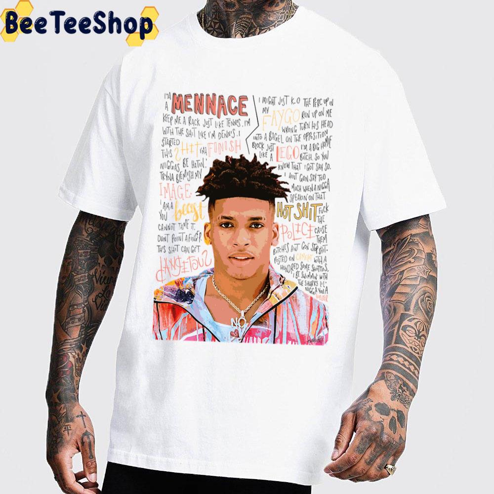 Art Text Nle Choppa Trending Unisex T-Shirt Art Text Nle Choppa Trending Unisex T-Shirt