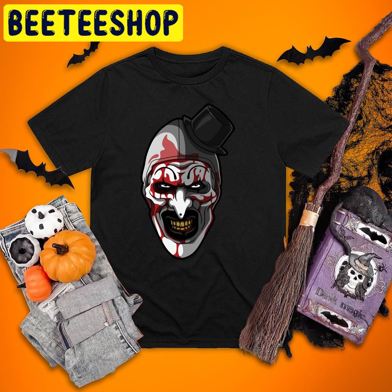 Art The Clown Graphic For Fan Halloween Trending Unisex T-Shirt Art The Clown Graphic For Fan Halloween Trending Unisex T-Shirt