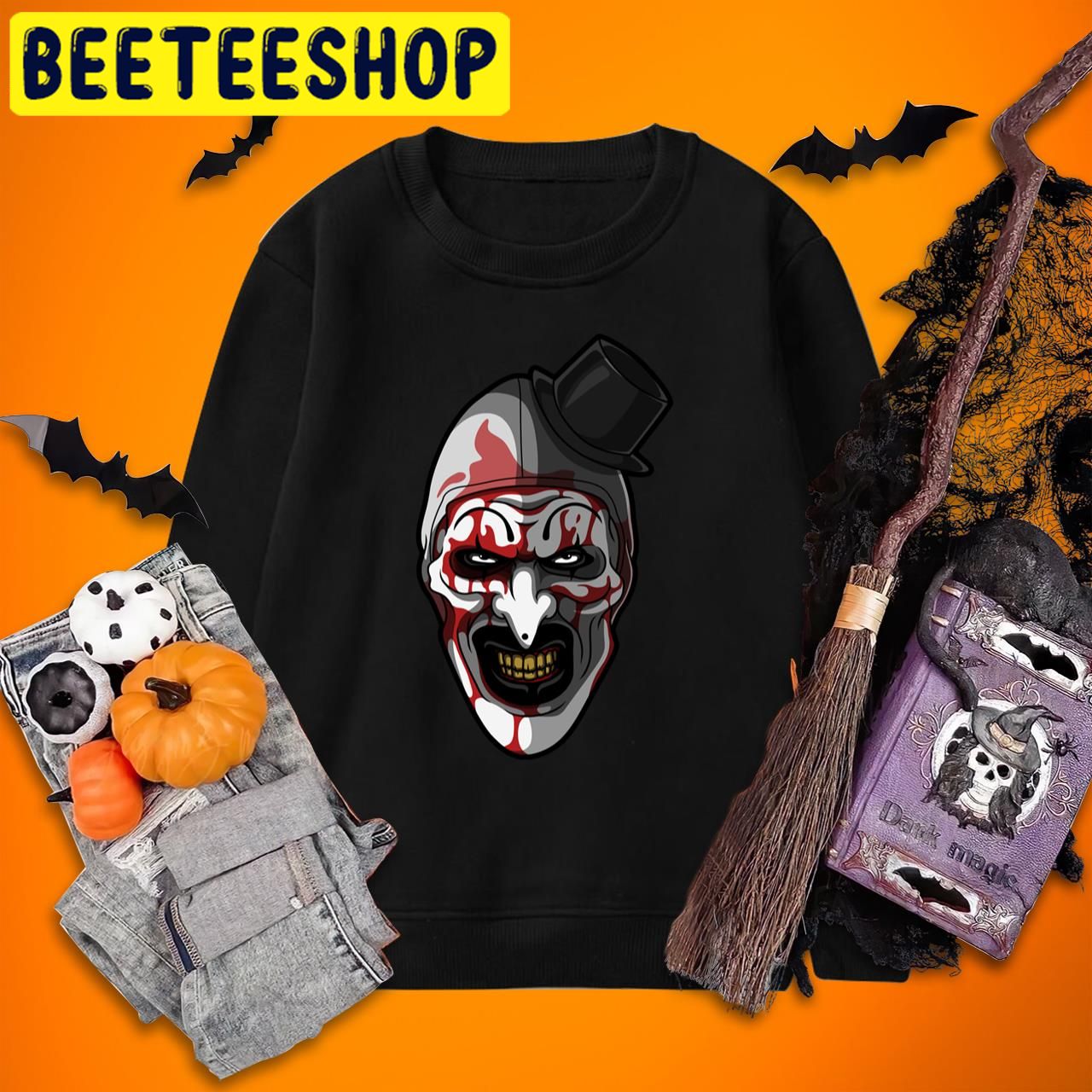 Art The Clown Graphic For Fan Halloween Trending Unisex T-Shirt Art The Clown Graphic For Fan Halloween Trending Unisex T-Shirt