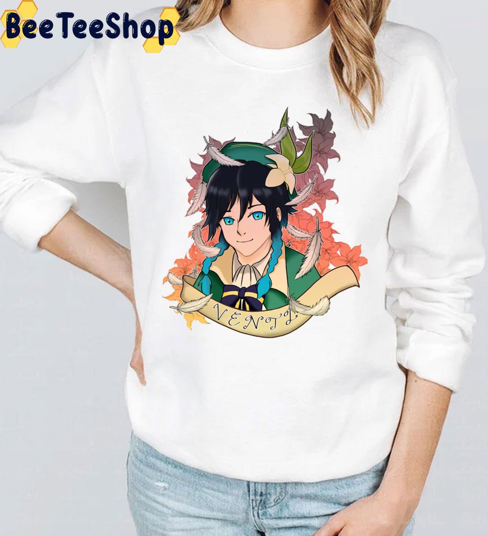 Art Venti Genshin Impact Trending Unisex T-Shirt Art Venti Genshin Impact Trending Unisex T-Shirt