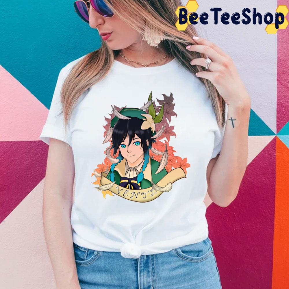 Art Venti Genshin Impact Trending Unisex T-Shirt Art Venti Genshin Impact Trending Unisex T-Shirt