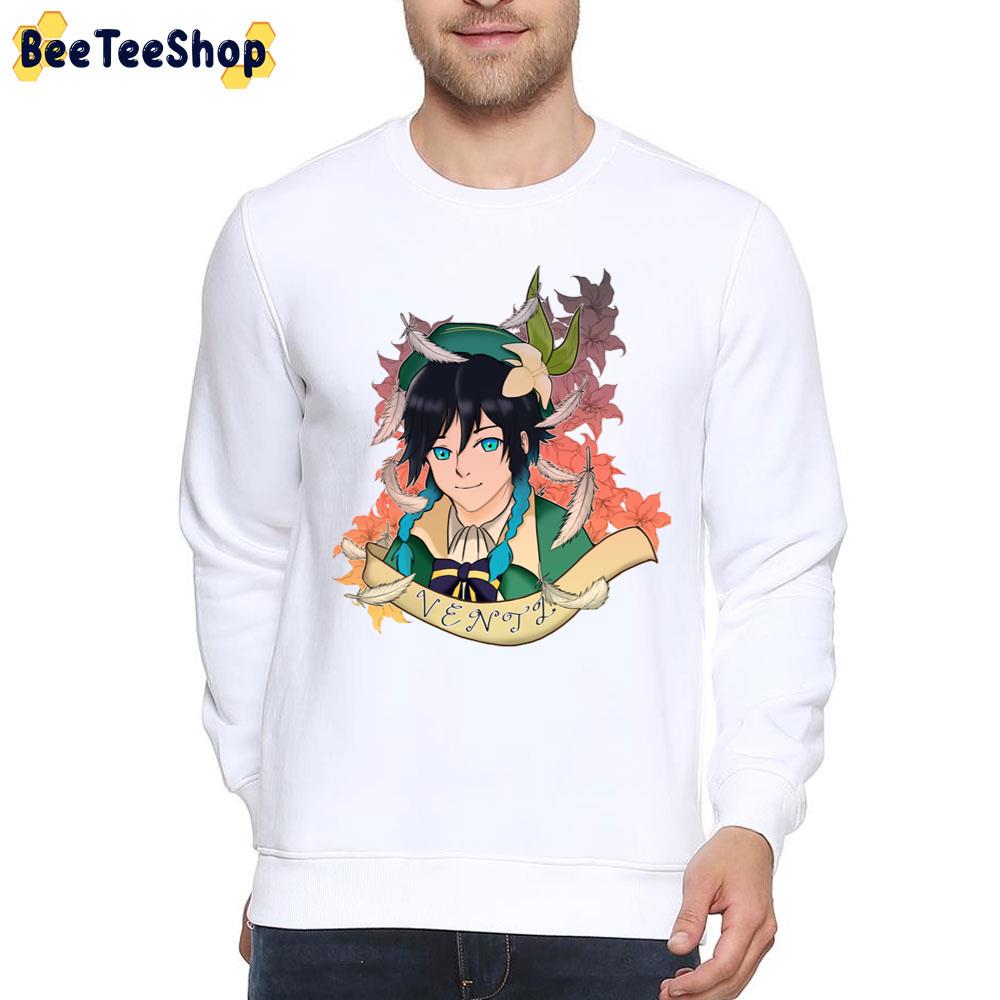 Art Venti Genshin Impact Trending Unisex T-Shirt Art Venti Genshin Impact Trending Unisex T-Shirt