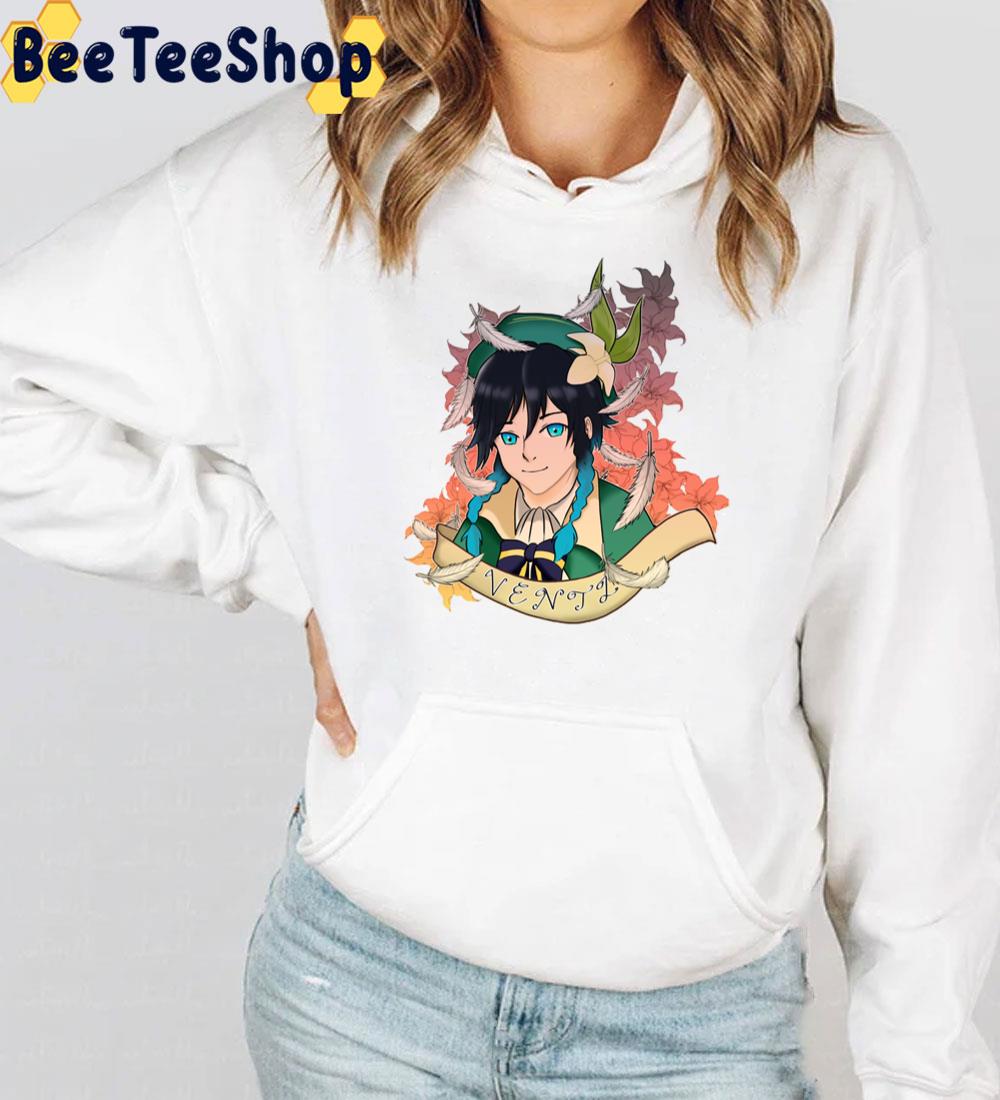 Art Venti Genshin Impact Trending Unisex T-Shirt Art Venti Genshin Impact Trending Unisex T-Shirt