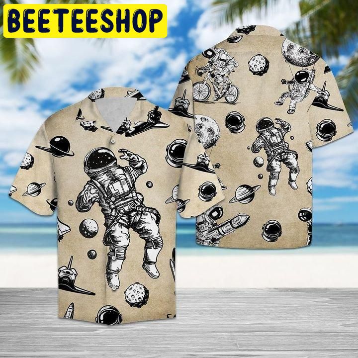 Astronaut Hawaiian Shirt 0256 Astronaut Hawaiian Shirt 0256
