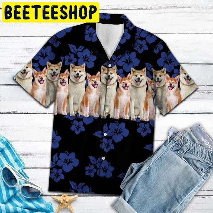 Awesome Akita Hawaiian Shirt Awesome Akita Hawaiian Shirt
