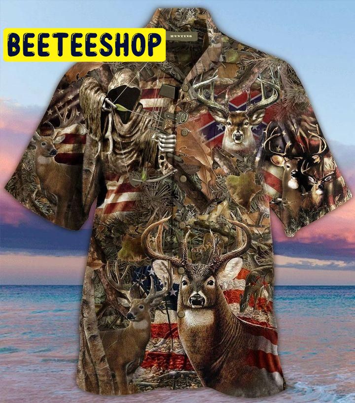 Awesome Deer Hunting Hawaiian Shirt Awesome Deer Hunting Hawaiian Shirt