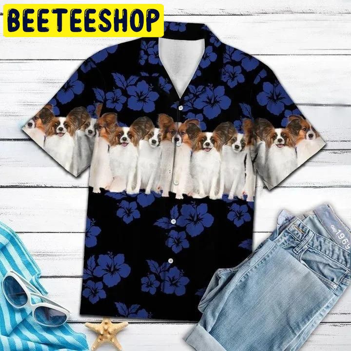 Awesome Papillon Hawaiian Shirt Awesome Papillon Hawaiian Shirt