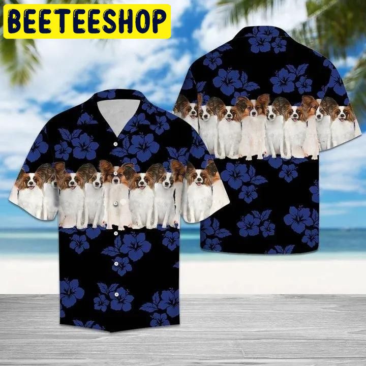 Awesome Papillon Hawaiian Shirt Awesome Papillon Hawaiian Shirt