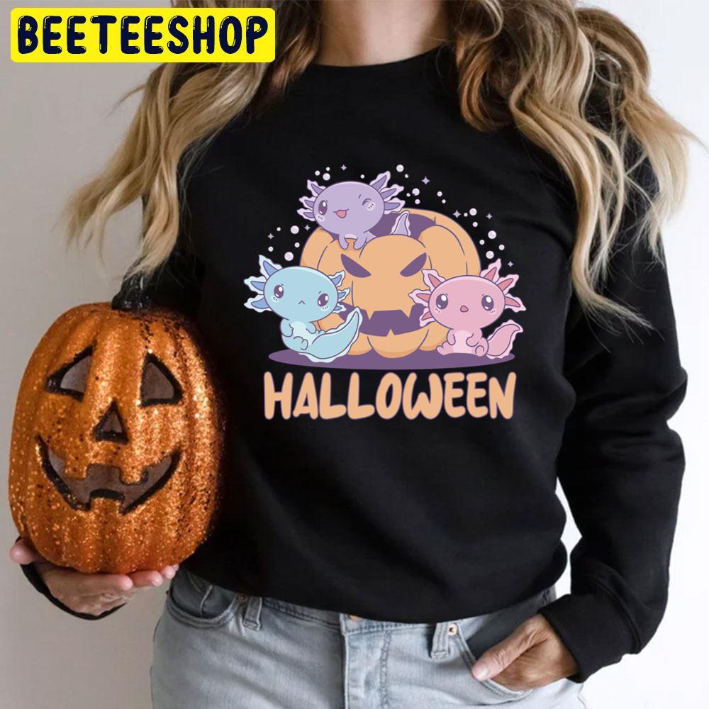 Axolotl Kawaii Halloween Trending Unisex T-Shirt Axolotl Kawaii Halloween Trending Unisex T-Shirt