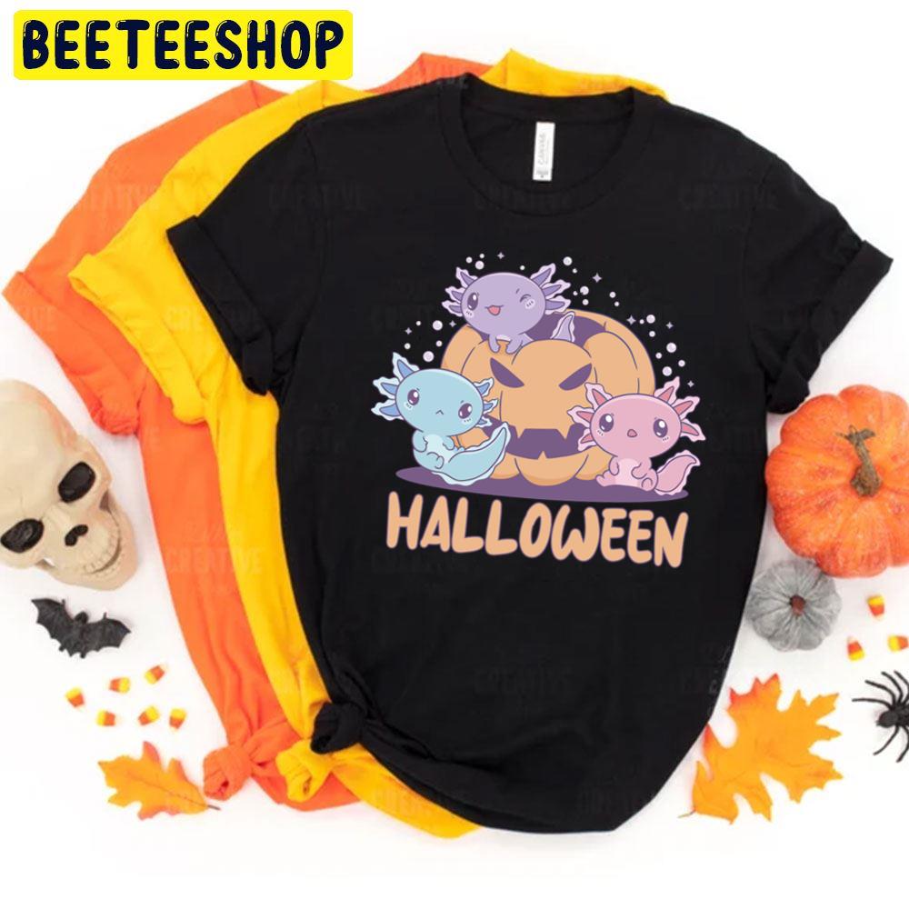Axolotl Kawaii Halloween Trending Unisex T-Shirt Axolotl Kawaii Halloween Trending Unisex T-Shirt