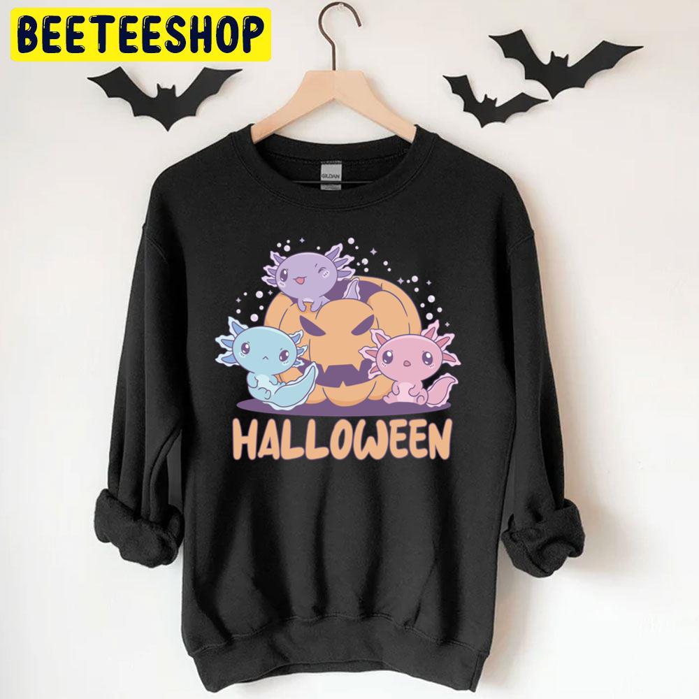 Axolotl Kawaii Halloween Trending Unisex T-Shirt Axolotl Kawaii Halloween Trending Unisex T-Shirt