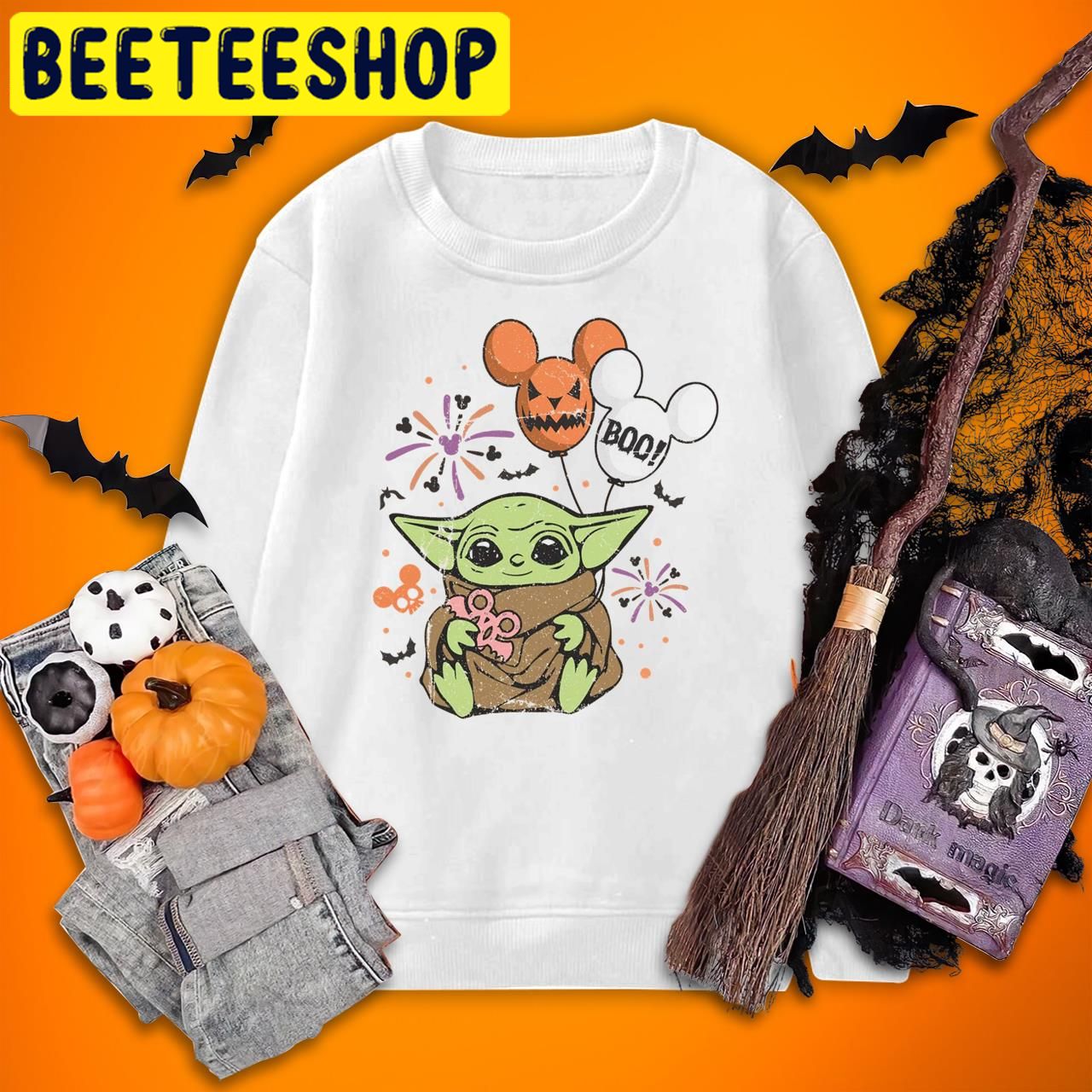 Baby Yoda Star Wars Trick Or Treat Party 2022 Halloween Trending Unisex T-Shirt Baby Yoda Star Wars Trick Or Treat Party 2022 Halloween Trending Unisex T-Shirt
