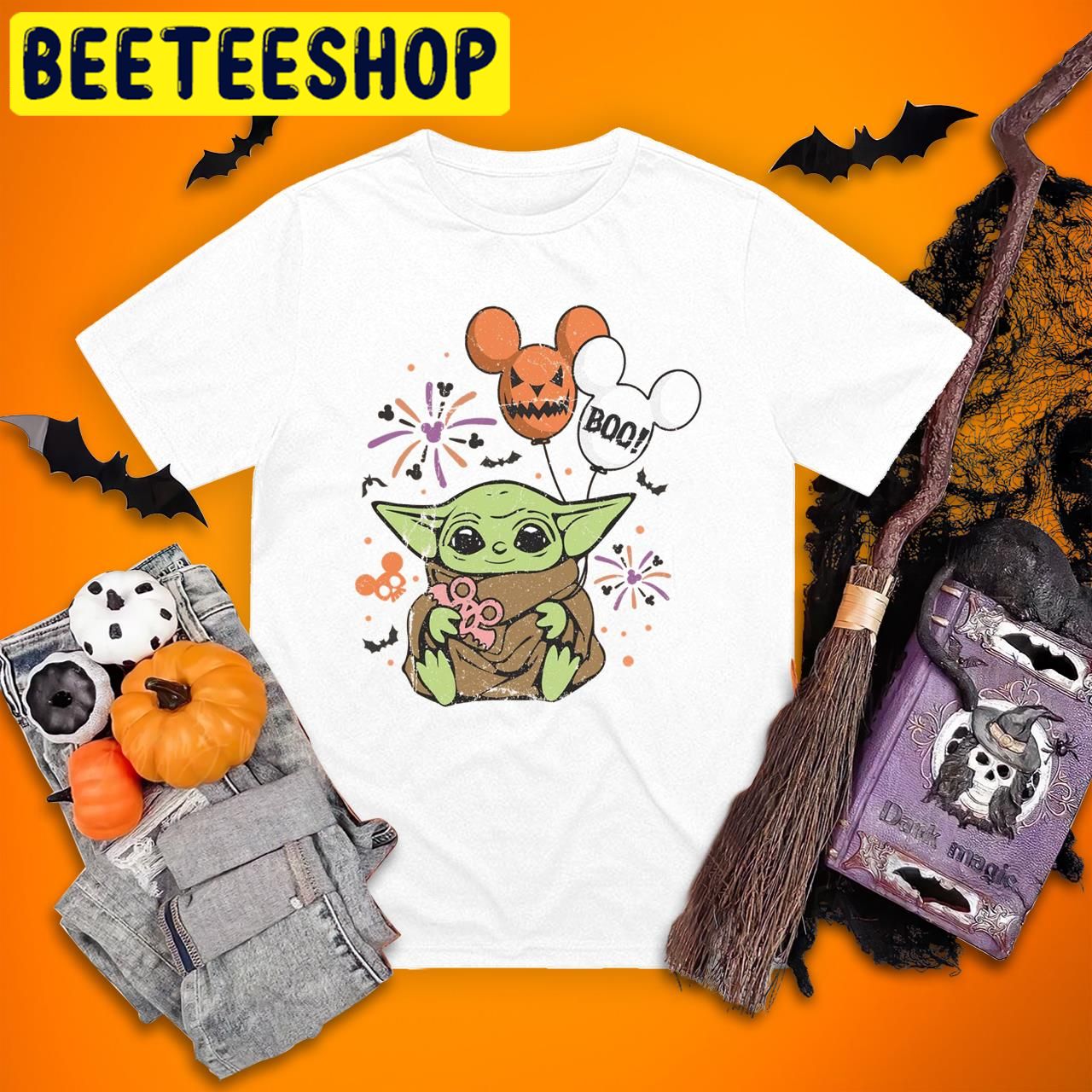 Baby Yoda Star Wars Trick Or Treat Party 2022 Halloween Trending Unisex T-Shirt Baby Yoda Star Wars Trick Or Treat Party 2022 Halloween Trending Unisex T-Shirt