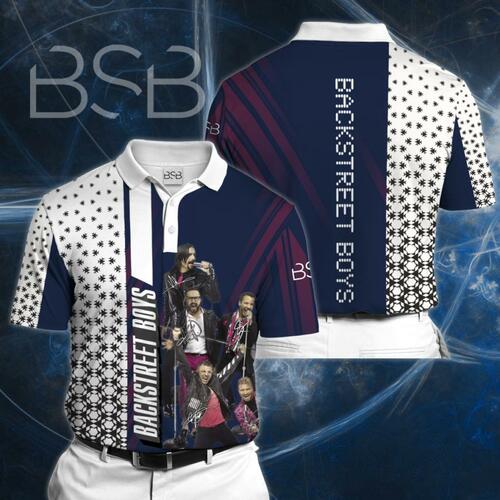 Backstreet Boys 3D All Over Print Polo Shirt Backstreet Boys 3D All Over Print Polo Shirt