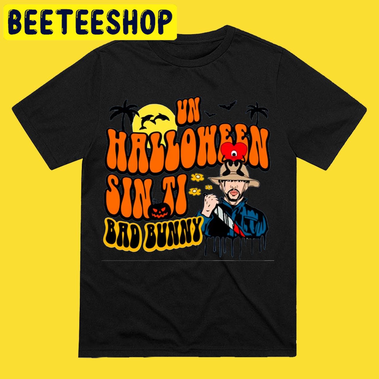 Bad BunnyUn Sin Ti Retro Vintage Halloween Trending Unisex T-Shirt Bad BunnyUn Sin Ti Retro Vintage Halloween Trending Unisex T-Shirt