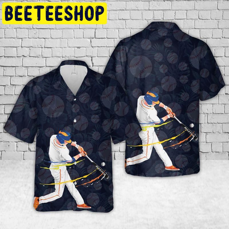 Baseball Batter Hawaiian Shirt Baseball Batter Hawaiian Shirt